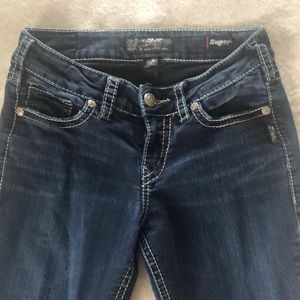 Silver Suki Mid Skinny Jeans